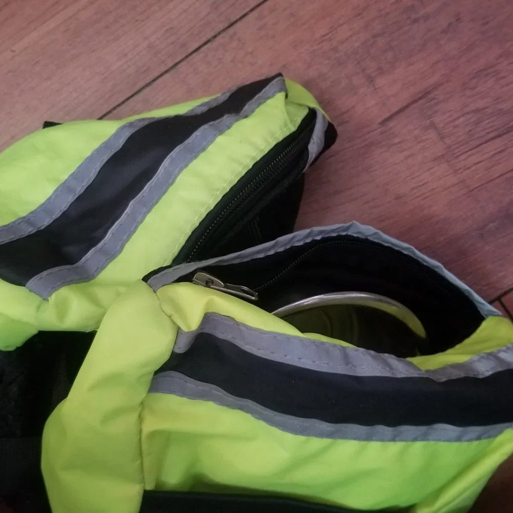 FML Brand Dog Back Pack Hiking Travel Food Water Doggie Bags Carrier - Size S/M